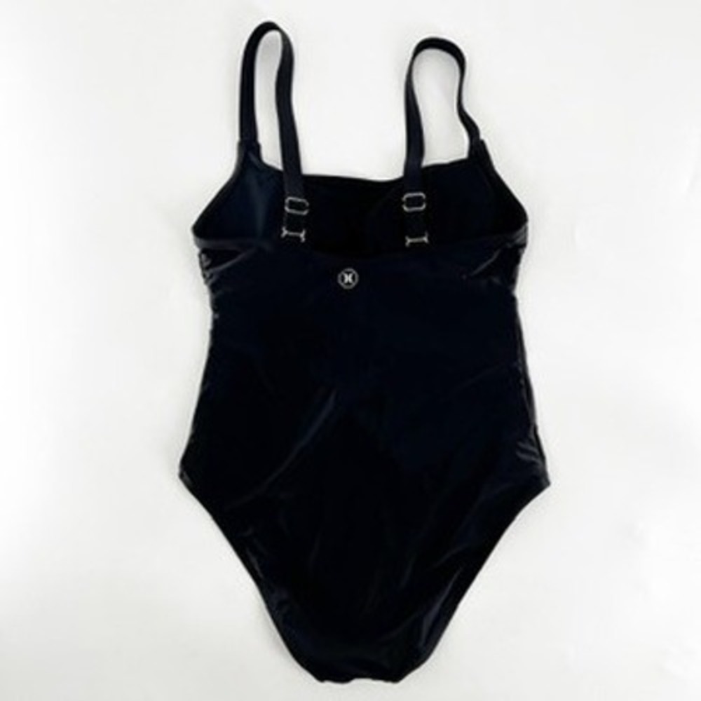 Hurley Black One Piece Swimsuit Women's Size Medium‎ Adjustable Straps - Picture 4 of 5